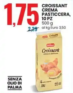 Eurospin Croissant crema pasticcera offerta