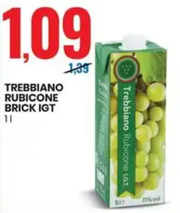 Eurospin Trebbiano rubicone brick igt offerta
