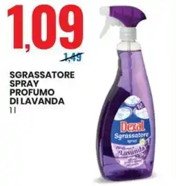 Eurospin Dexal sgrassatore spray profumo di lavanda offerta