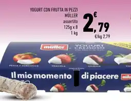 Conad Yogurt con frutta in pezzi MÜLLER offerta