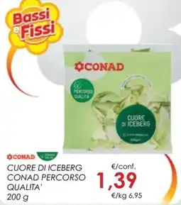 Conad Cuore di iceberg CONAD PERCORSO QUALITA' offerta