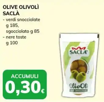 Basko Olive olivolì SACLÀ offerta
