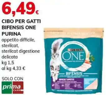 Basko Cibo per gatti bifensis ONE PURINA offerta
