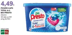 Basko Power caps total 4+1 BIO PRESTO offerta