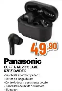 Expert Panasonic CUFFIA AURICOLARE RZB310WDEK offerta