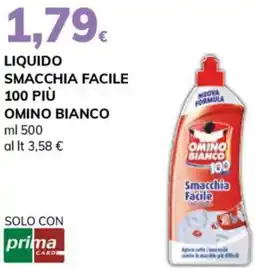 Basko Liquido smacchia facile 100 più OMINO BIANCO offerta