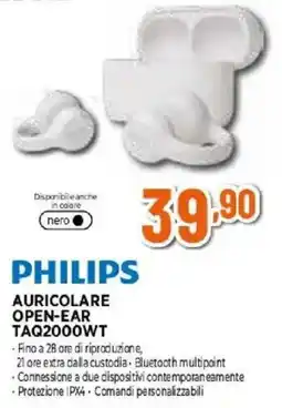 Expert PHILIPS AURICOLARE OPEN-EAR TAQ2000WT offerta