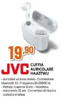 Expert JVC CUFFIA AURICOLARE HAA3TWU offerta