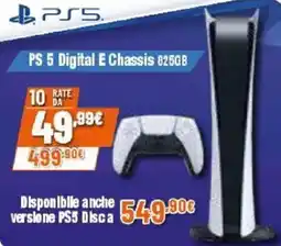 Expert PS5 Digital E Chassis 825GB offerta