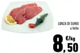 Conad Lonza di suino offerta