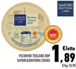 Conad Pecorino toscano dop SAPORI&DINTORNI CONAD offerta