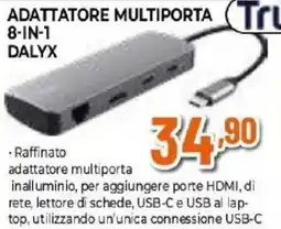 Expert Trust adattatore multiporta 8-in-1 dalyx offerta