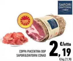 Conad Coppa piacentina dop SAPORI&DINTORNI CONAD offerta