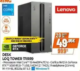 Expert Lenovo DESK LOQ TOWER 171RR9 offerta