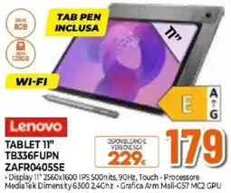 Expert Lenovo TABLET 11" TB336FUPN ZAFR04055E offerta