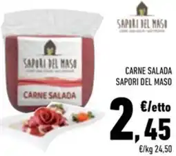 Conad Carne salada SAPORI DEL MASO offerta