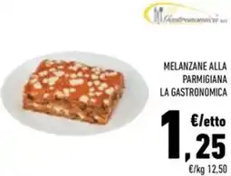 Conad Melanzane alla parmigiana la gastronomica offerta