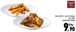 Conad Pollo fritto - alette di pollo alle erbe SAPORI&IDEE CONAD offerta