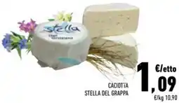 Conad Caciotta STELLA DEL GRAPPA offerta