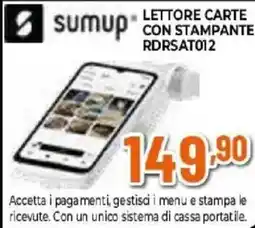 Expert Sumup lettore carte RDRSAT012 offerta