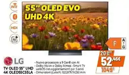 Expert LG TV OLED 55" UHD 4K OLED55C55LA offerta