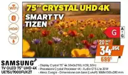 Expert SAMSUNG TV OLED 75" UHD 4K UE75U7000FUXZT offerta
