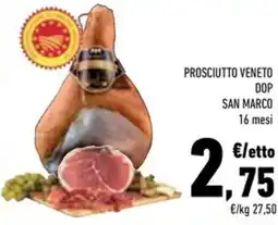 Conad Prosciutto veneto dop san marco offerta