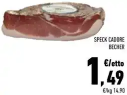 Conad Speck cadore becher offerta