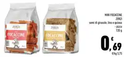Conad Mini focaccine ZORZI offerta