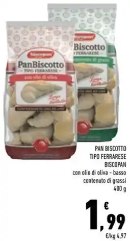 Conad Pan biscotto tipo ferrarese BISCOPAN offerta