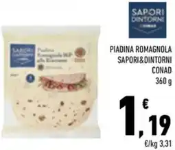 Conad Piadina romagnola SAPORI&DINTORNI CONAD offerta