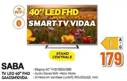 Expert SABA TV LED 40" FHD SA40SM10VDA offerta