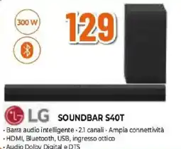 Expert LG SOUNDBAR S40T offerta