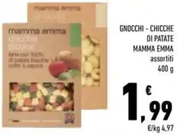 Conad Gnocchi - chicche di patate MAMMA EMMA offerta
