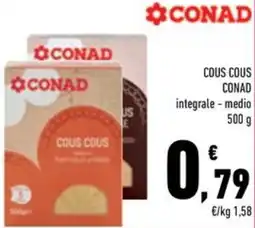 Conad Cous cous CONAD offerta