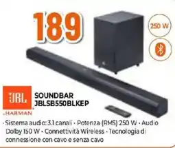 Expert SOUNDBAR JBLSB550BLKEP offerta