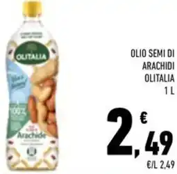 Conad Olio semi di arachidi OLITALIA offerta