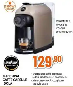 Expert Lavazza macchina caffè capsule idola offerta