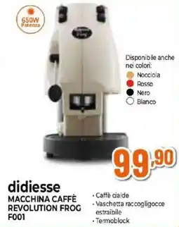 Expert Didiesse macchina caffè revolution frog F001 offerta