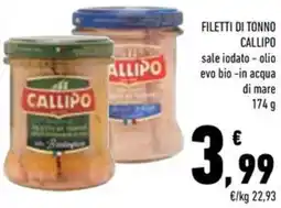 Conad Filetti di tonno CALLIPO offerta