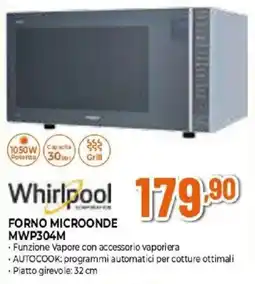 Expert Whirlpool FORNO MICROONDE MWP304M offerta