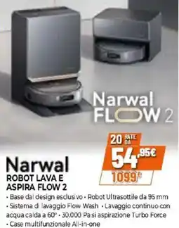 Expert Narwal robot lava e aspira flow 2 offerta