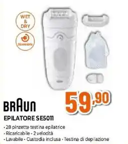 Expert BRAUN EPILATORE SE5011 offerta