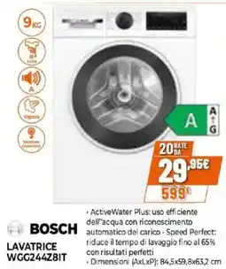 Expert BOSCH LAVATRICE WGG244Z8IT offerta