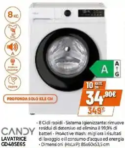 Expert CANDY LAVATRICE GD485E6S offerta