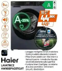Expert Haier LAVATRICE HW90BP14357GUIT offerta