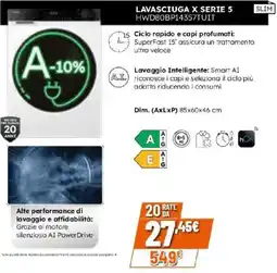 Expert Haier LAVASCIUGA X SERIE 5 HWD80BP14357TUIT offerta