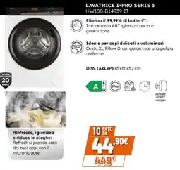 Expert Haier LAVATRICE I-PRO SERIE 3 HW100-B14939-IT offerta