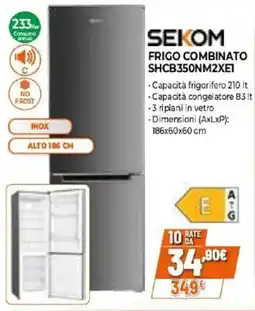 Expert SEKOM FRIGO COMBINATO SHCB350NM2XE1 offerta