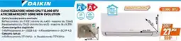 Expert DAIKIN CLIMATIZZATORE MONO SPLIT 12.000 BTU ATXC35EARXCDKIT SERIE NEW EVOLUTION offerta